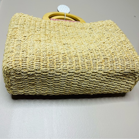 Straw Tommy Hilfiger gingham purse - Picture 7 of 8